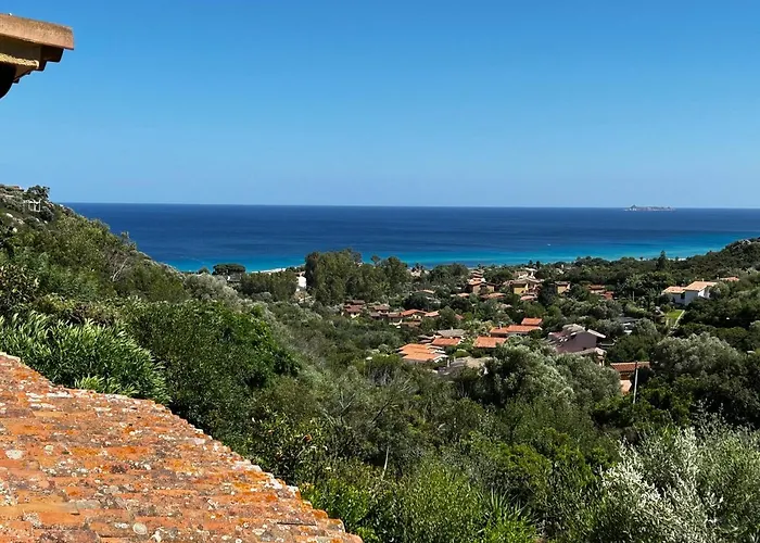 Sole Vista Mare Super Panoramica Ferienhaus Costa Rei